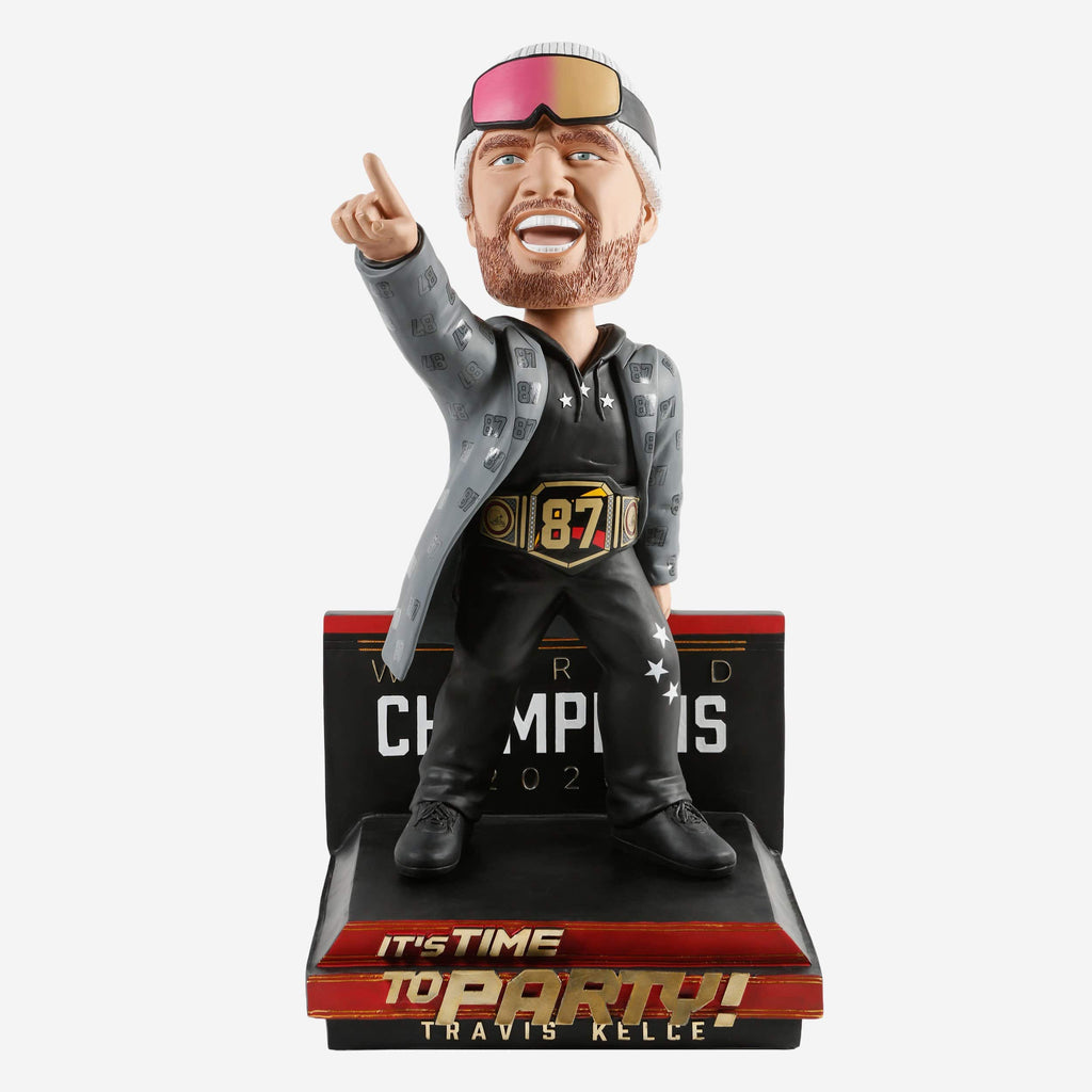 Travis Kelce Kansas City Chiefs Parade 3 Ft Bobblehead FOCO - FOCO.com