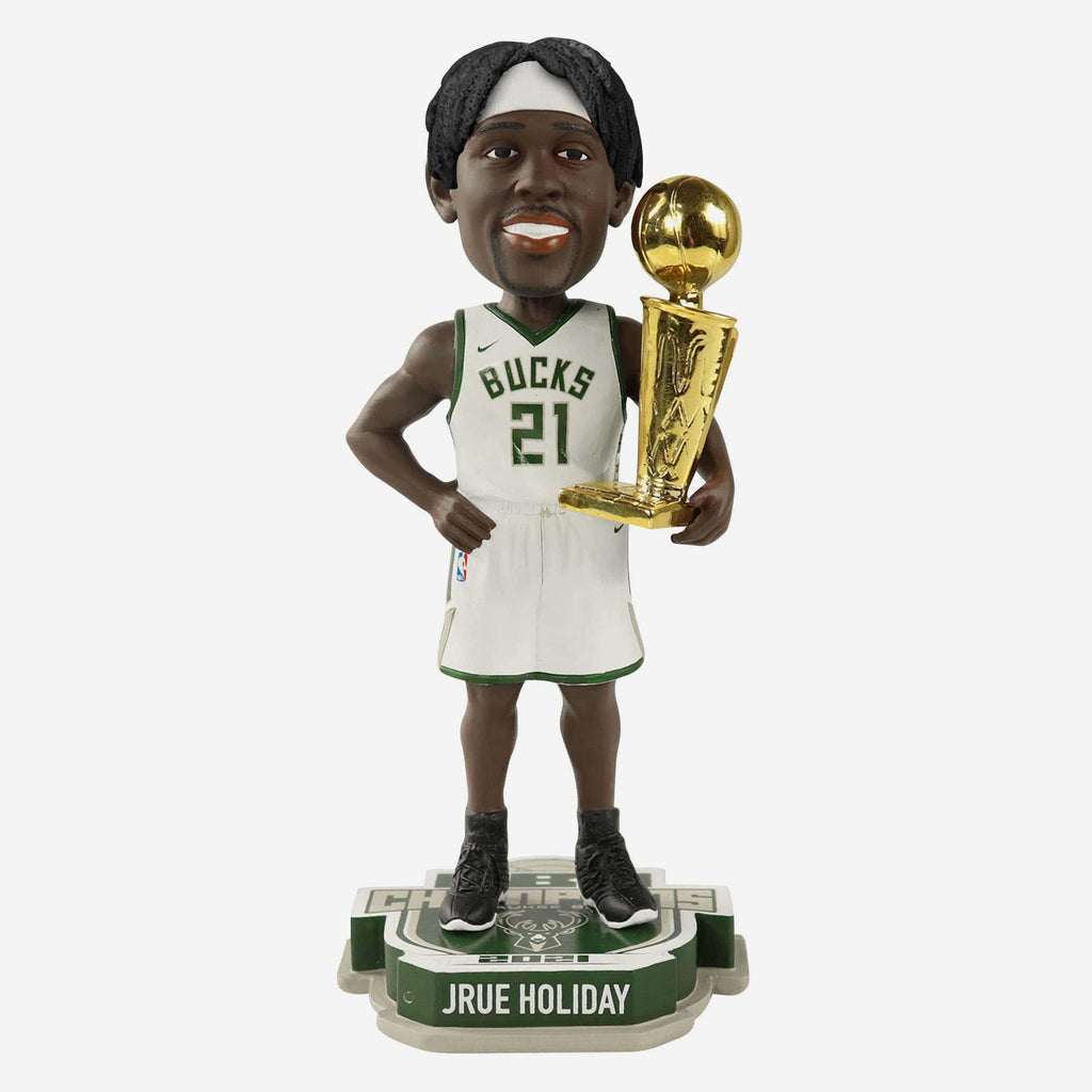 Jrue Holiday Milwaukee Bucks 2021 NBA Champions Bobblehead FOCO - FOCO.com