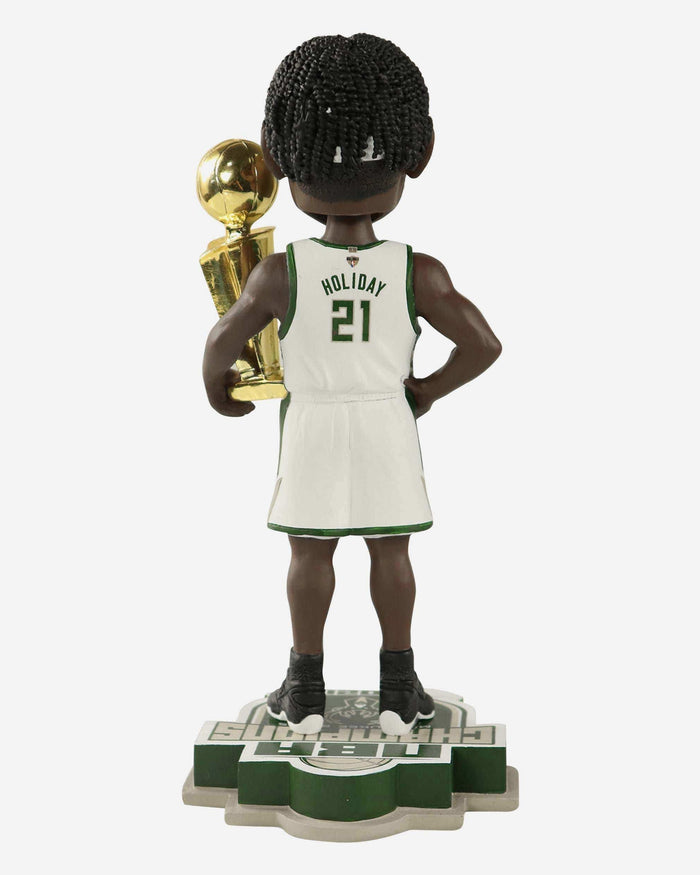 Jrue Holiday Milwaukee Bucks 2021 NBA Champions Bobblehead FOCO - FOCO.com