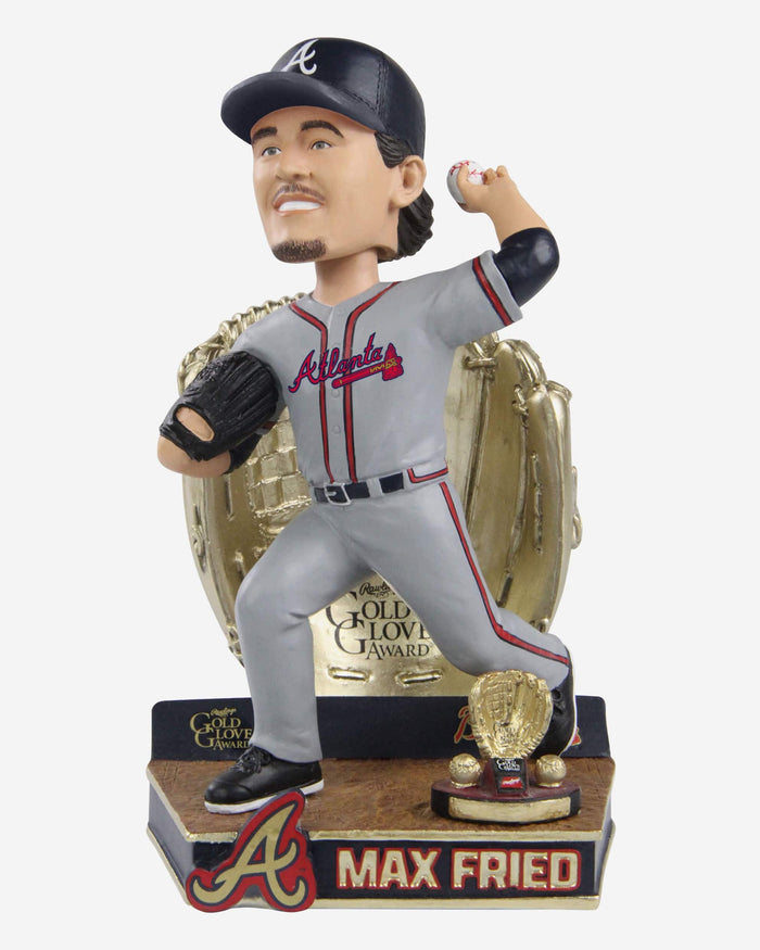 Max Fried Atlanta Braves 2022 Gold Glove Bobblehead FOCO - FOCO.com