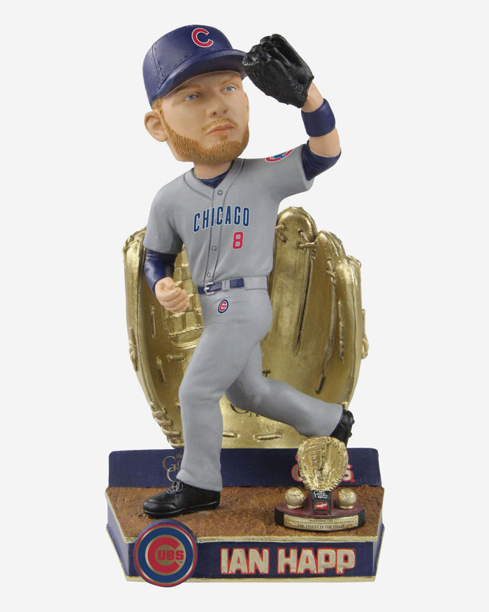 Ian Happ Chicago Cubs 2022 Gold Glove Bobblehead FOCO - FOCO.com