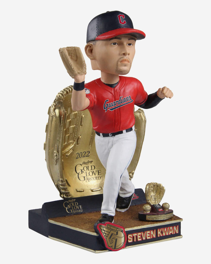 Steven Kwan Cleveland Guardians 2022 Gold Glove Bobblehead FOCO - FOCO.com