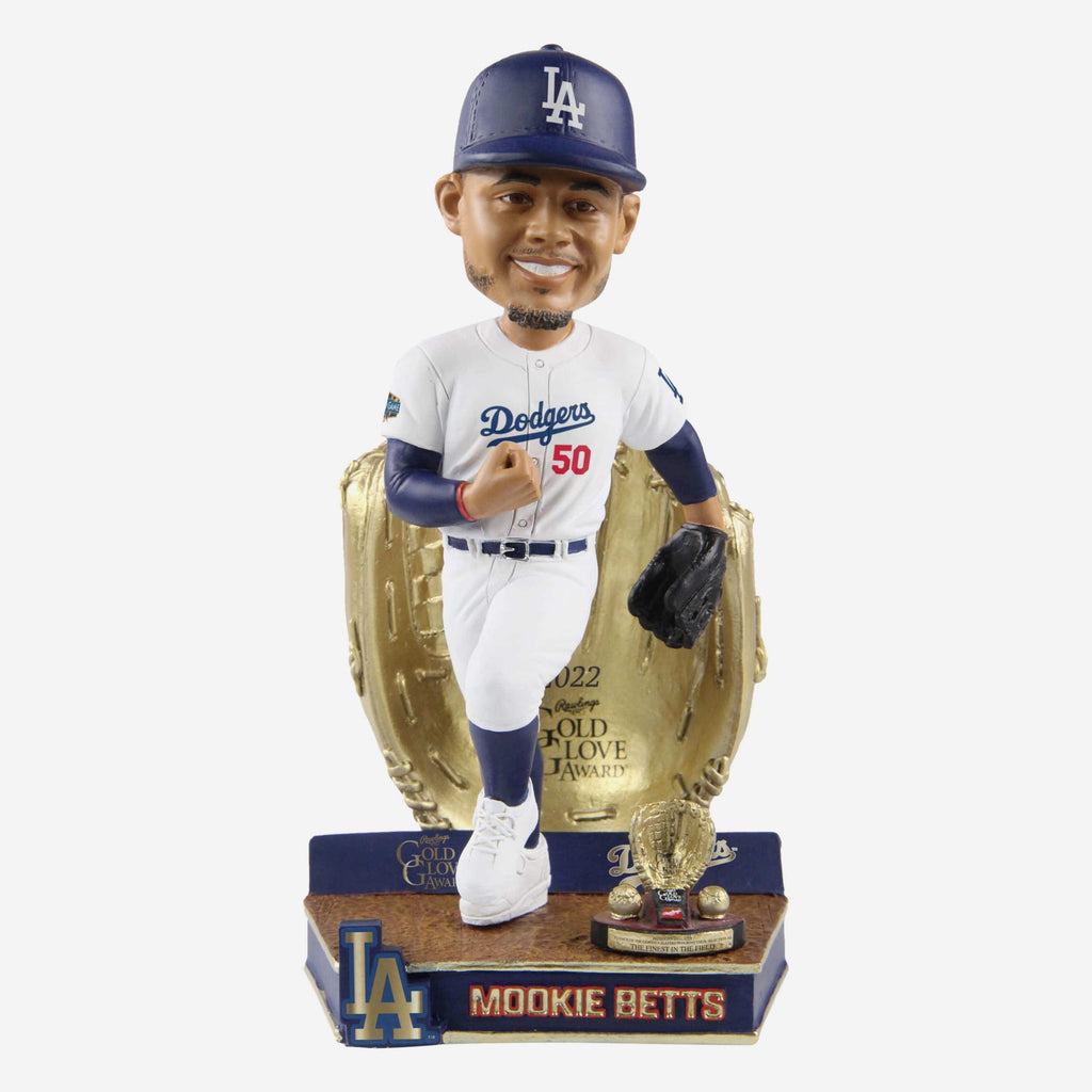 Mookie Betts Los Angeles Dodgers 2022 Gold Glove Bobblehead FOCO - FOCO.com
