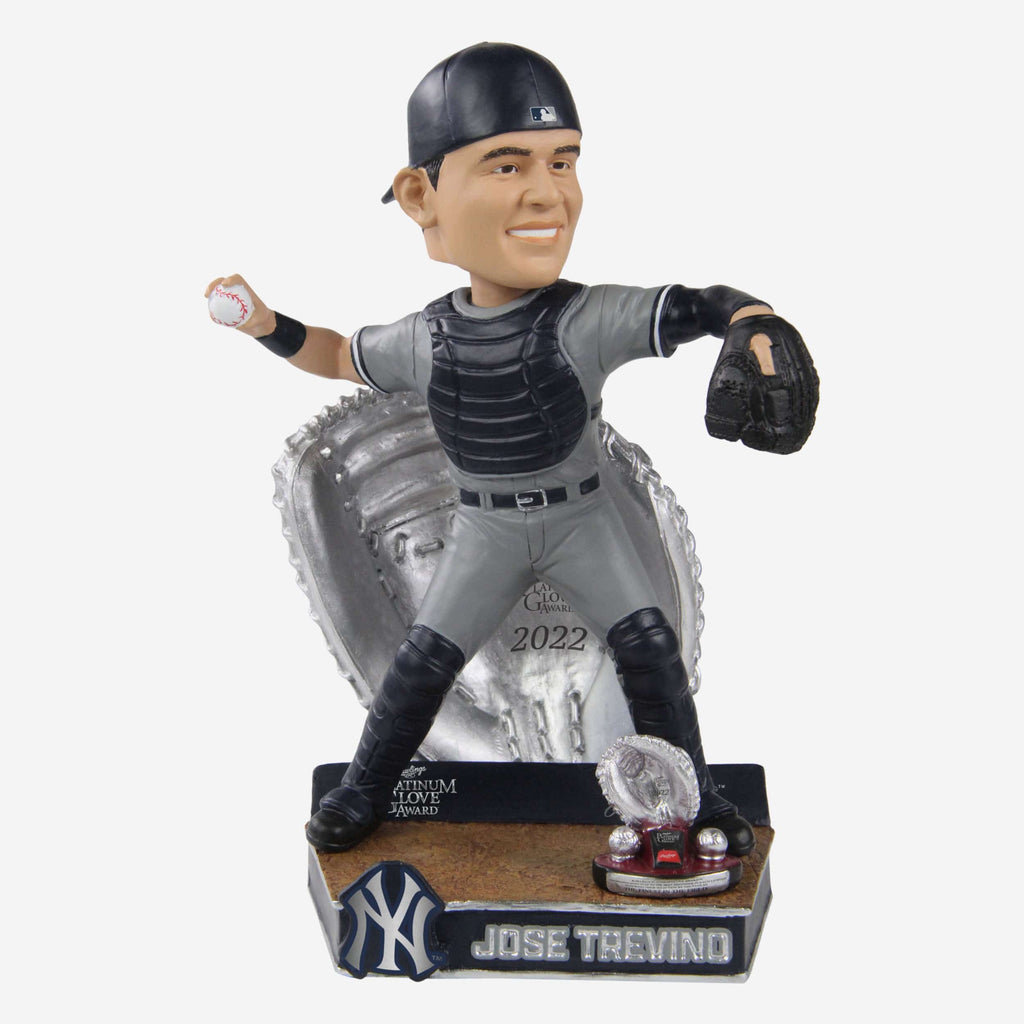 Jose Trevino New York Yankees 2022 Platinum Glove Bobblehead FOCO - FOCO.com
