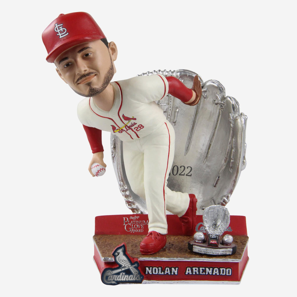 Nolan Arenado St Louis Cardinals 2022 Platinum Glove Award Bobblehead FOCO - FOCO.com