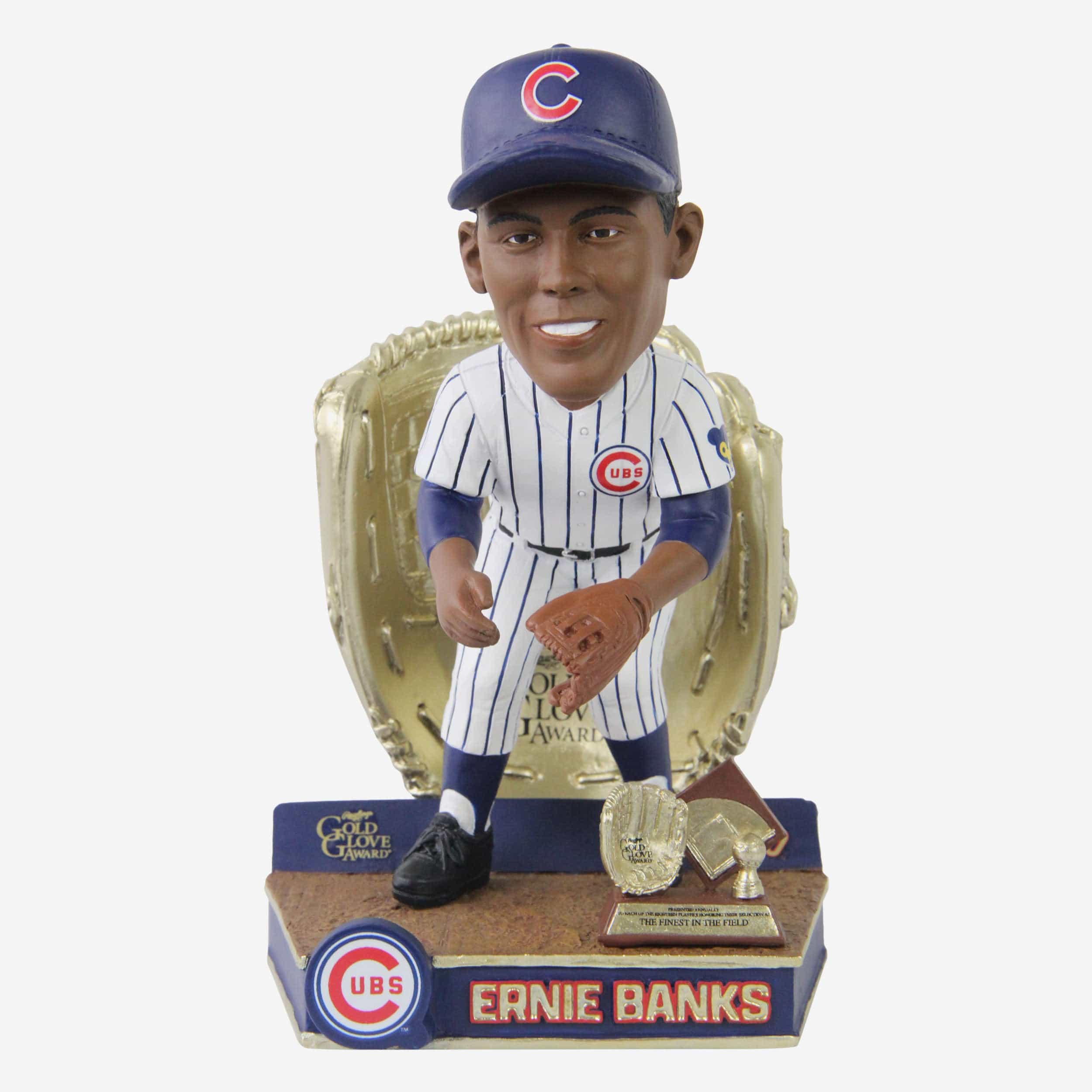 Ernie Banks Chicago Cubs 2023 Home Jersey Bighead Bobblehead MLB