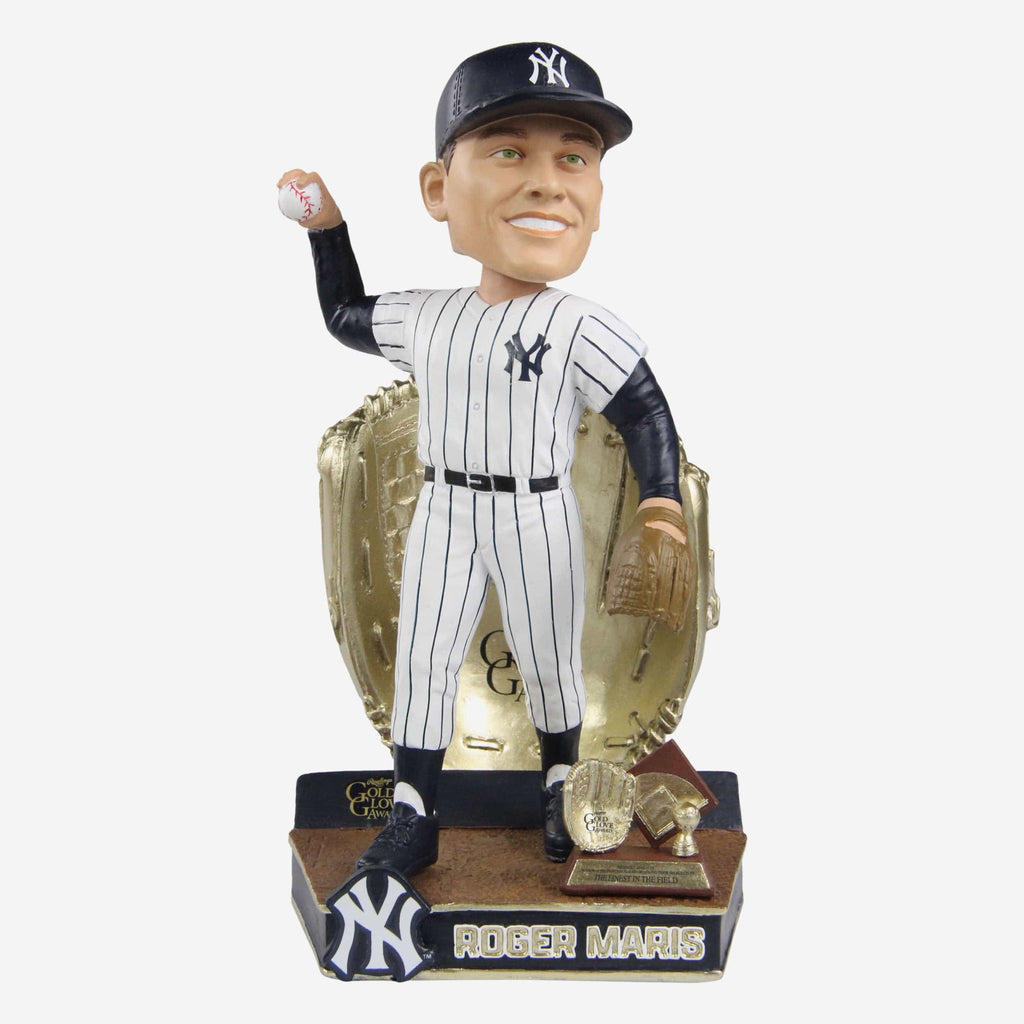 Roger Maris New York Yankees 1960 Gold Glove Bobblehead FOCO - FOCO.com