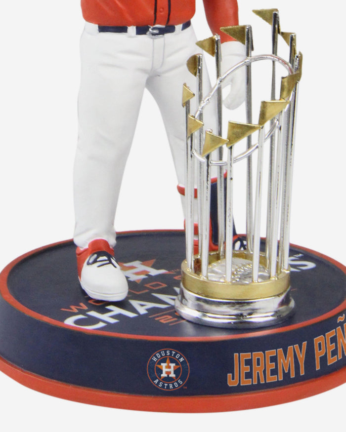 Jeremy Pena Houston Astros 2022 World Series Champions Orange Jersey Bighead Bobblehead FOCO - FOCO.com