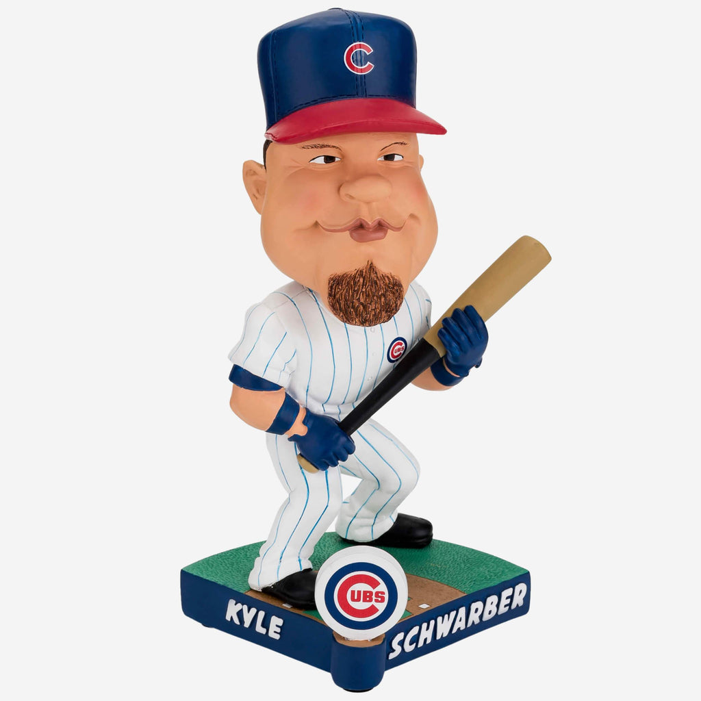 Kyle Schwarber Chicago Cubs Caricature Bobblehead FOCO - FOCO.com