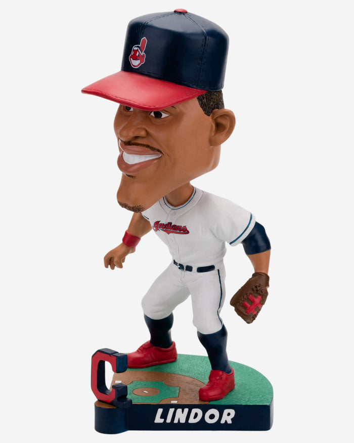 Francisco Lindor Cleveland Guardians Caricature Bobblehead FOCO - FOCO.com