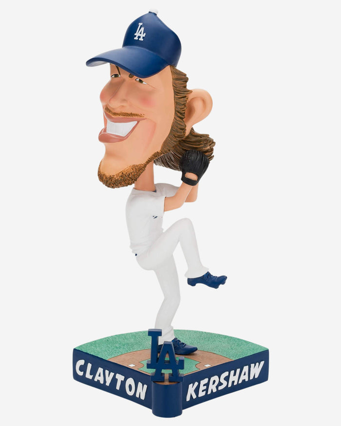 Clayton Kershaw Los Angeles Dodgers Caricature Bobblehead FOCO - FOCO.com