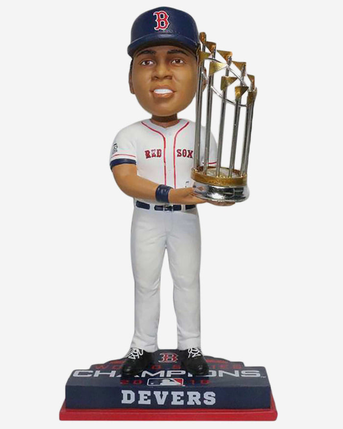 Rafael Devers Boston Red Sox 2018 World Series Champions Bobblehead FOCO - FOCO.com