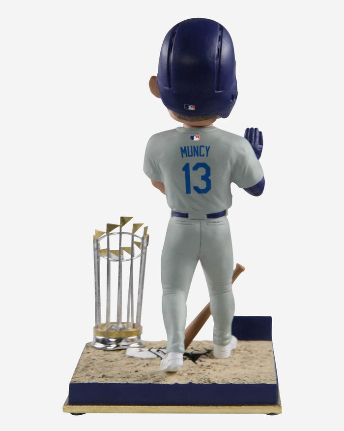 Max Muncy Los Angeles Dodgers 2020 World Series Champions Bat Drop Bobblehead FOCO - FOCO.com