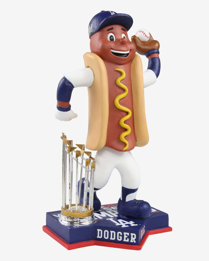Dodger Dog Los Angeles Dodgers 2020 World Series Champions Bobblehead FOCO - FOCO.com