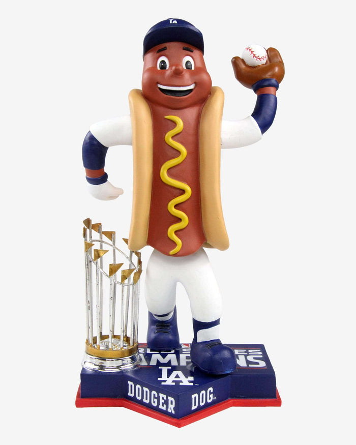 Dodger Dog Los Angeles Dodgers 2020 World Series Champions Bobblehead FOCO - FOCO.com