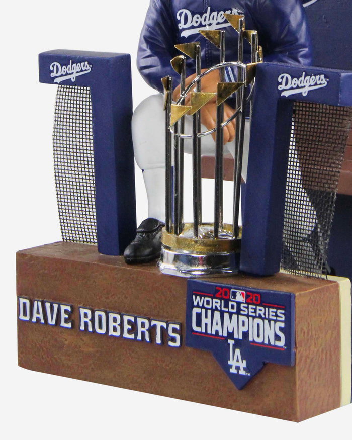 Dave Roberts Los Angeles Dodgers 2020 World Series Champions Dugout Bobblehead FOCO - FOCO.com