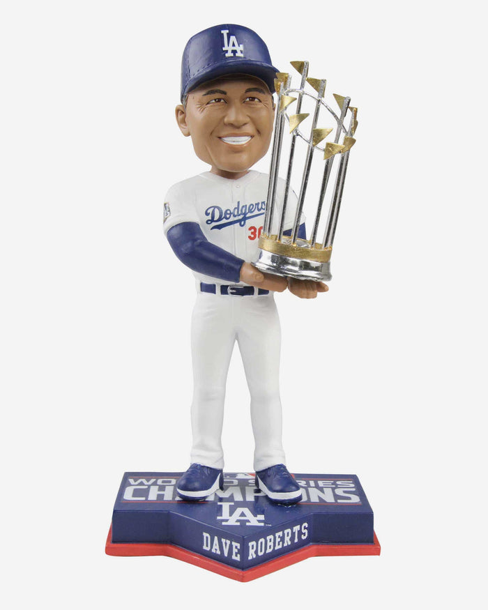 Dave Roberts Los Angeles Dodgers 2020 World Series Champions Bobblehead FOCO - FOCO.com