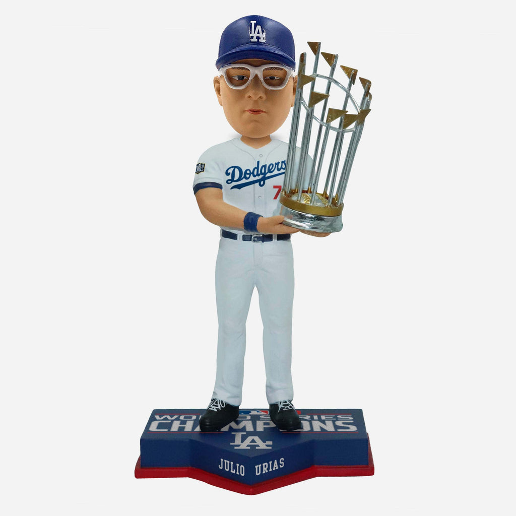 Julio Urias Los Angeles Dodgers 2020 World Series Champions Bobblehead FOCO - FOCO.com