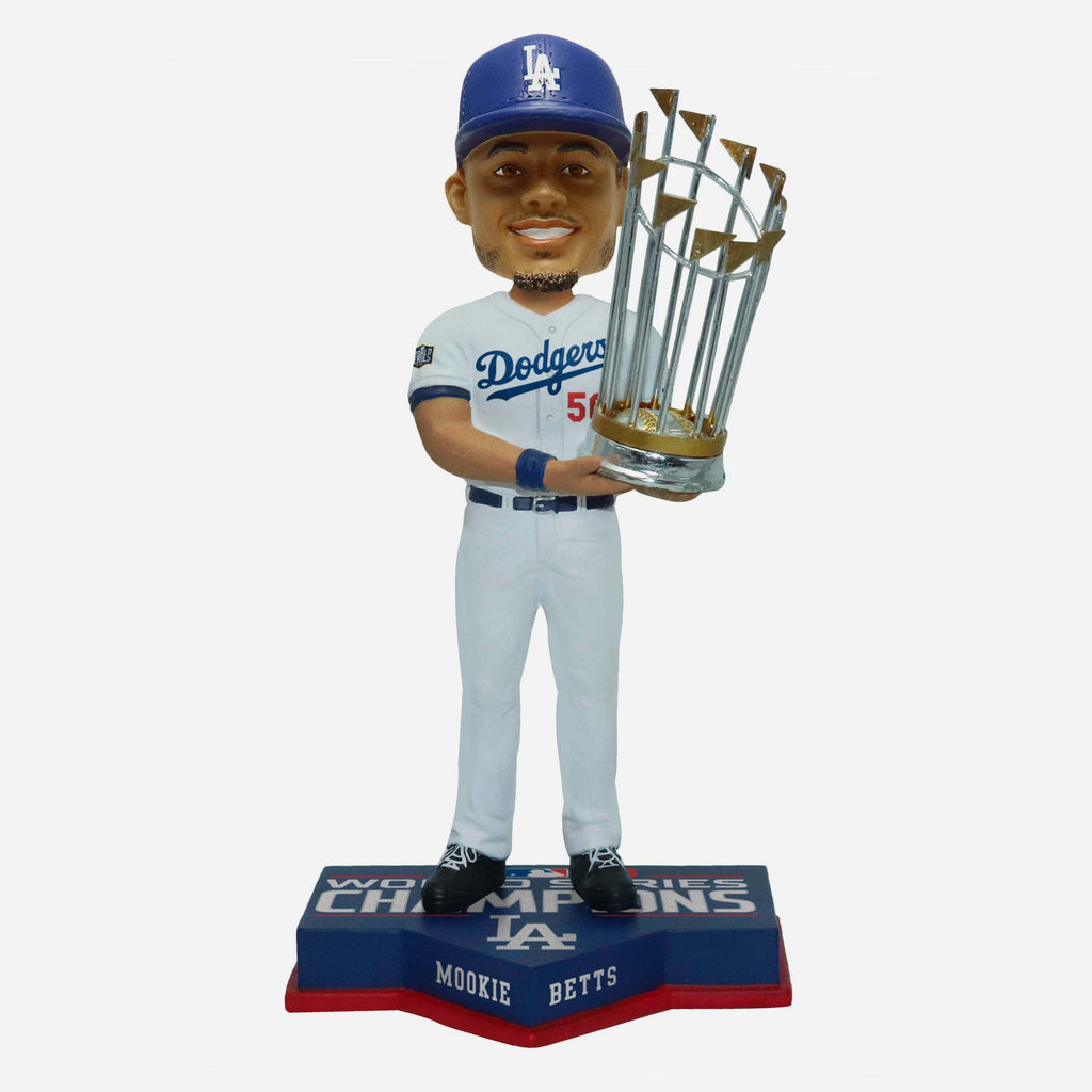 Mookie Betts Los Angeles Dodgers 2020 World Series Champions Bobblehead FOCO - FOCO.com