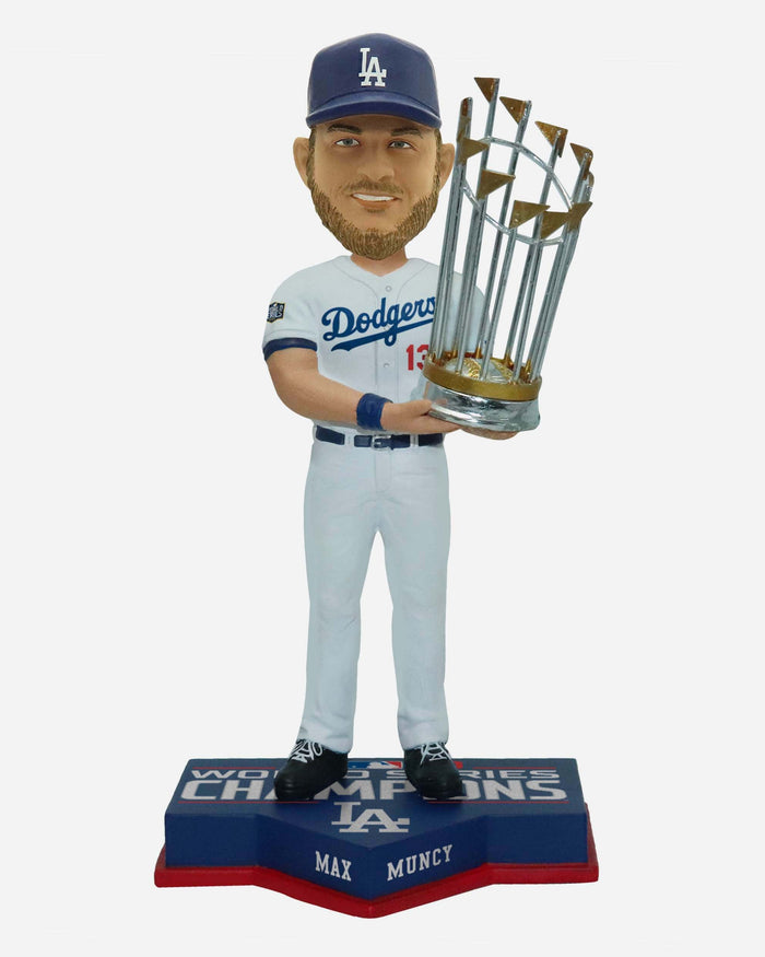 Max Muncy Los Angeles Dodgers 2020 World Series Champions Bobblehead FOCO - FOCO.com