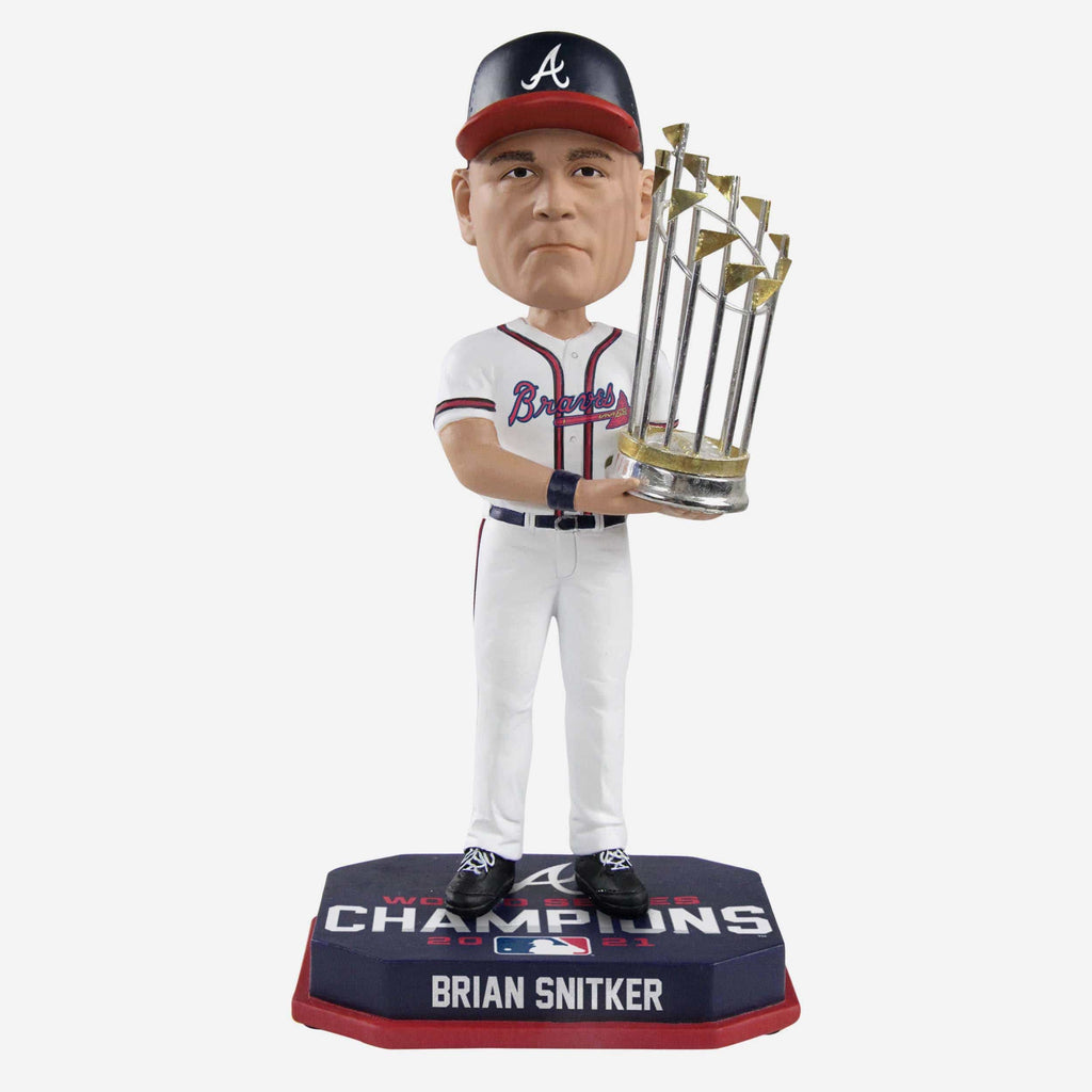 Brian Snitker Atlanta Braves 2021 World Series Champions Bobblehead FOCO - FOCO.com