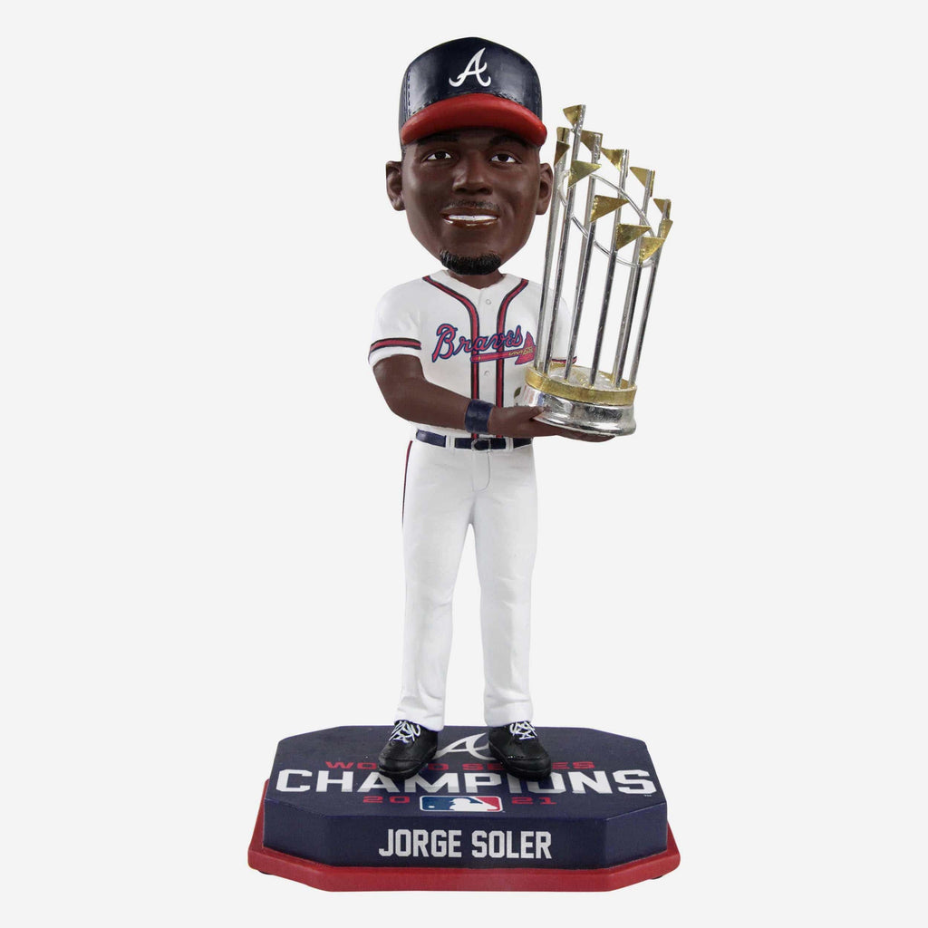 Jorge Soler Atlanta Braves 2021 World Series Champions Bobblehead FOCO - FOCO.com