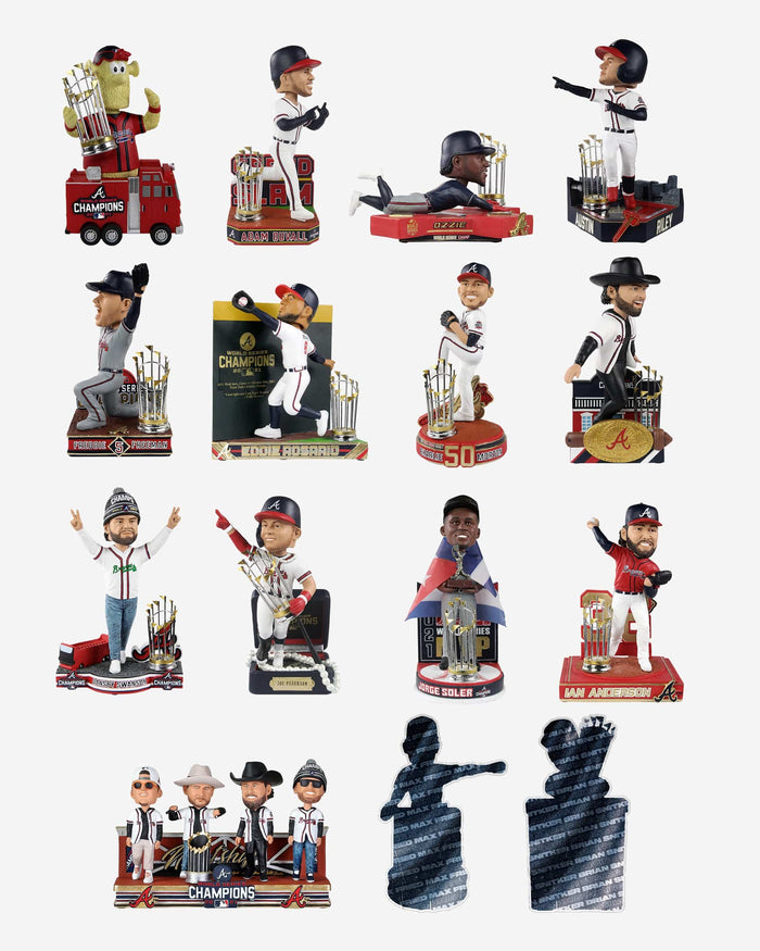 Atlanta Braves 2021 World Series Champions Bobblehead Set FOCO - FOCO.com