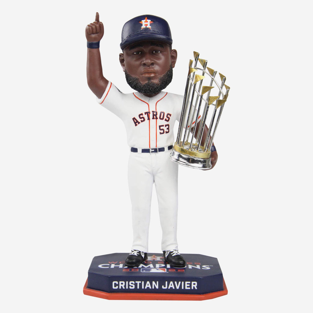 Cristian Javier Houston Astros 2022 World Series Champions Bobblehead FOCO - FOCO.com