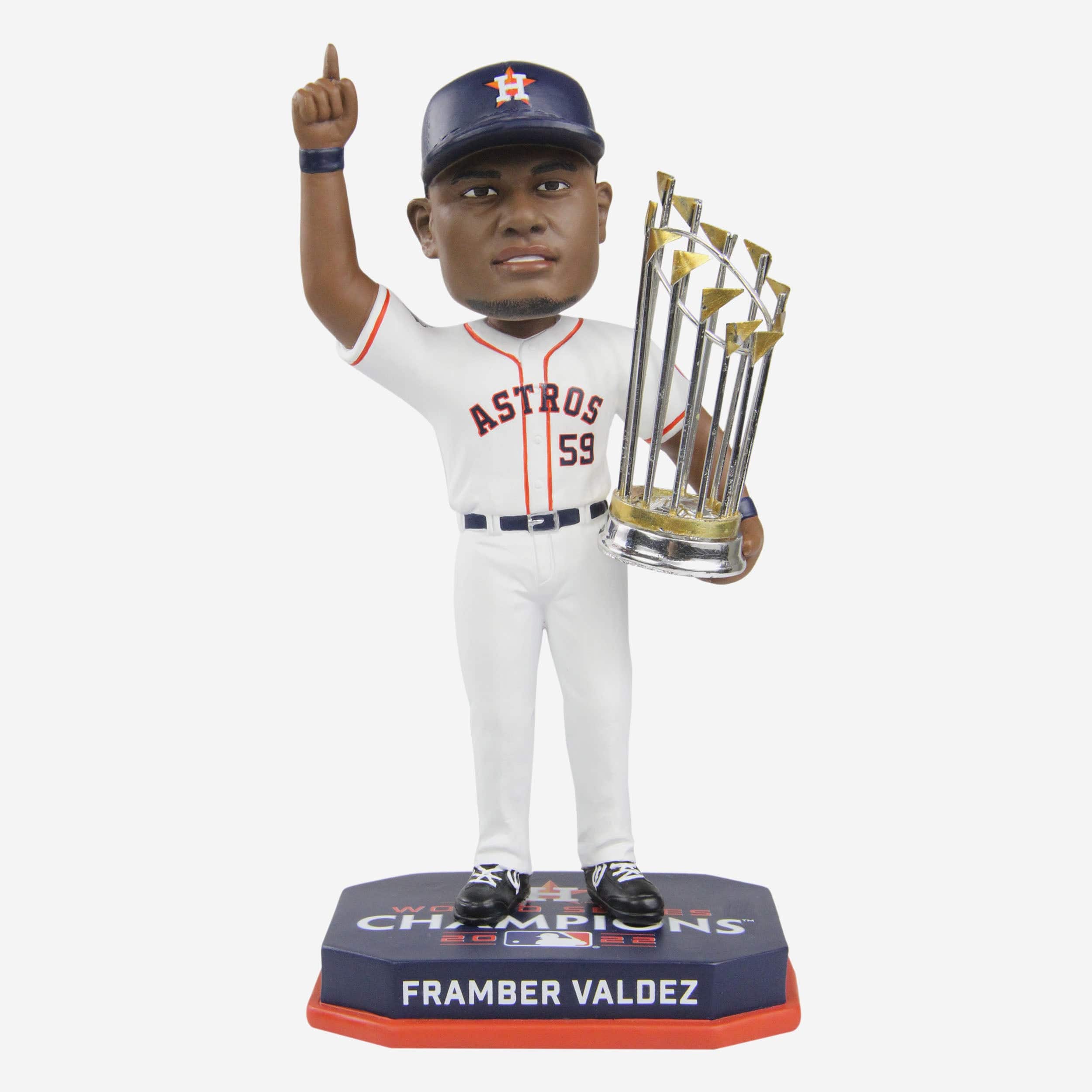 Framber Valdez Houston Astros 2022 World Series Champions Orange