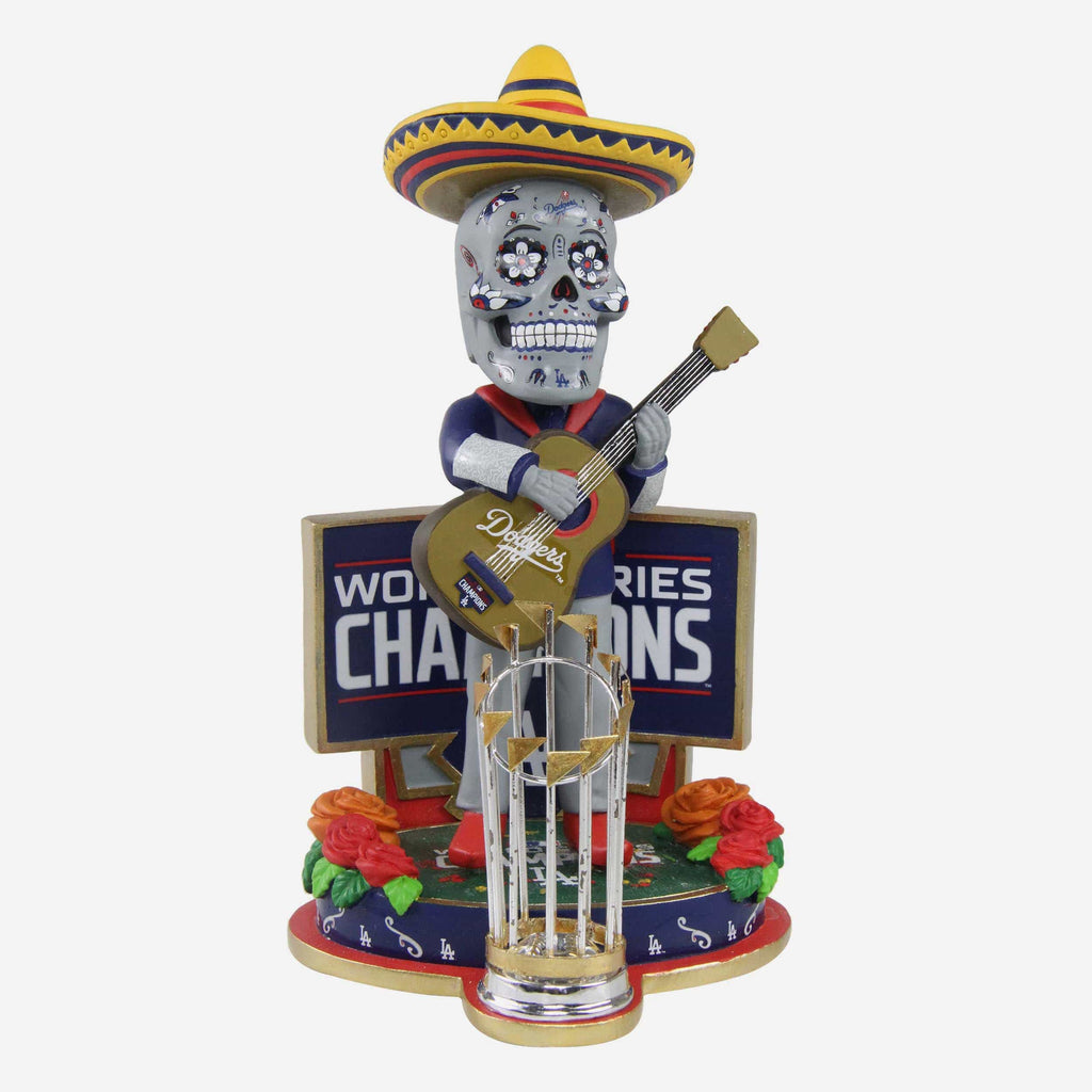 Senor Los Angeles Dodgers 2020 World Series Champions Day Of The Dead Bobblehead FOCO - FOCO.com