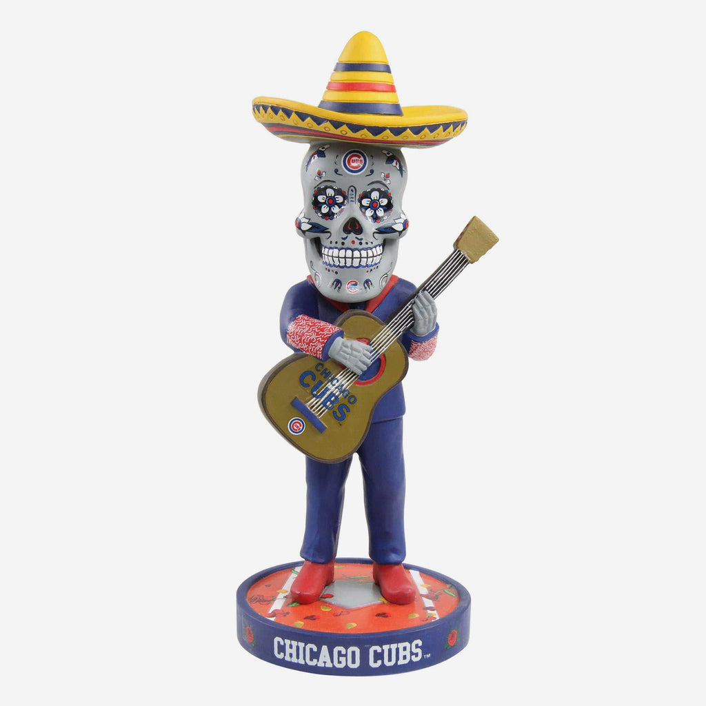 Chicago Cubs Day Of The Dead Guitar Bobblehead FOCO - FOCO.com