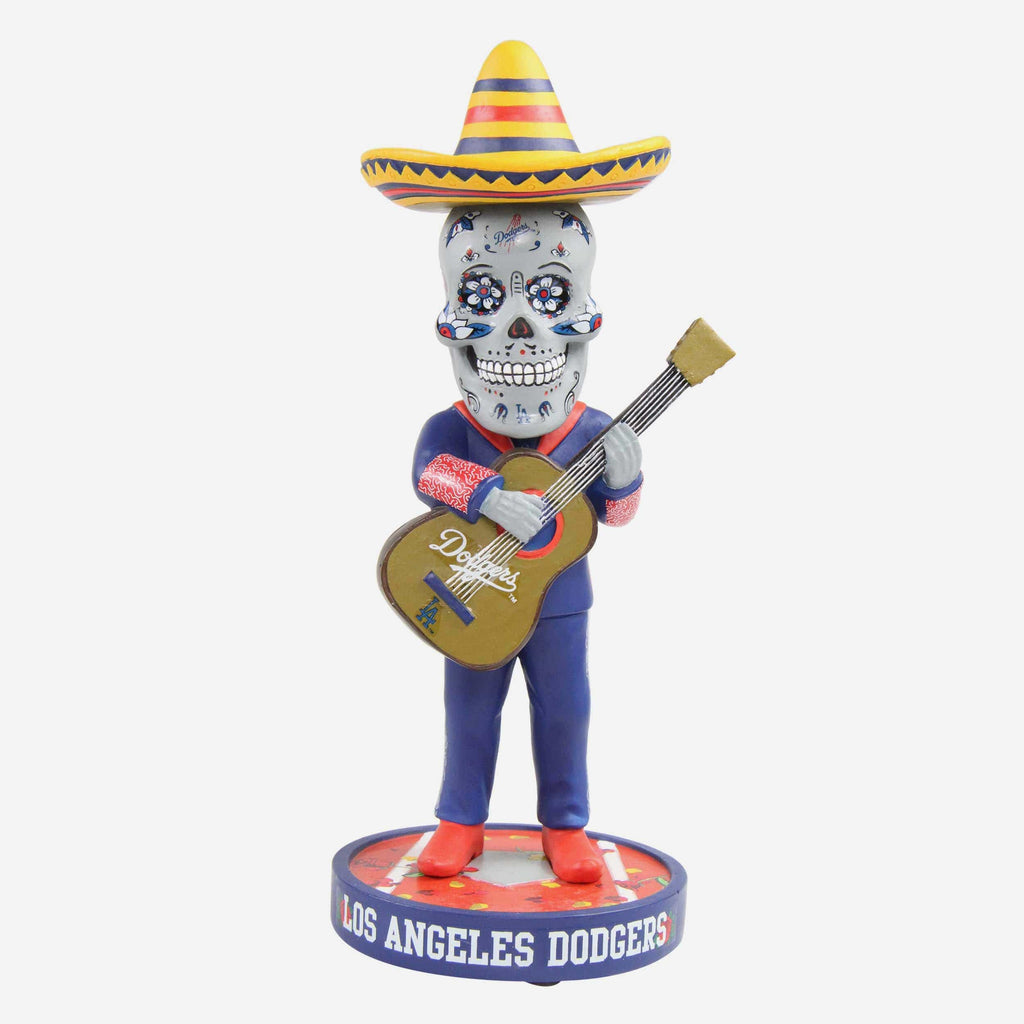 Los Angeles Dodgers Day Of The Dead Guitar Bobblehead FOCO - FOCO.com