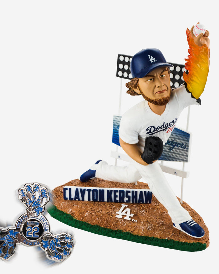 Clayton Kershaw Los Angeles Dodgers Bobblehead & Diztracto Spinnerz FOCO - FOCO.com