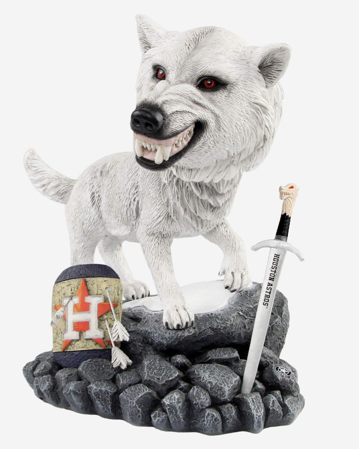 Game of Thrones™ Houston Astros Direwolf Bobblehead FOCO - FOCO.com