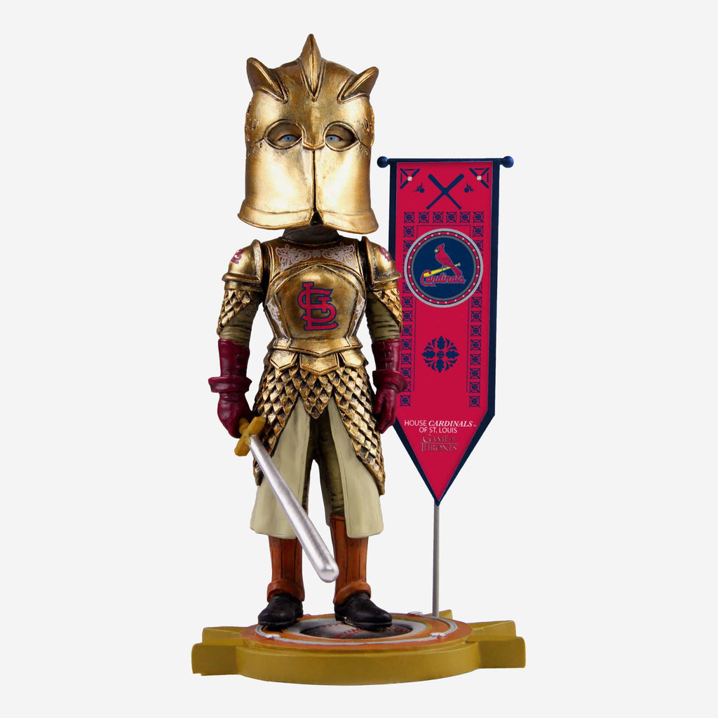 Game of Thrones™ St Louis Cardinals Kingsguard Bobblehead FOCO - FOCO.com
