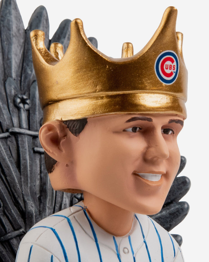 Game of Thrones™ Chicago Cubs Anthony Rizzo Iron Throne Bobblehead FOCO - FOCO.com