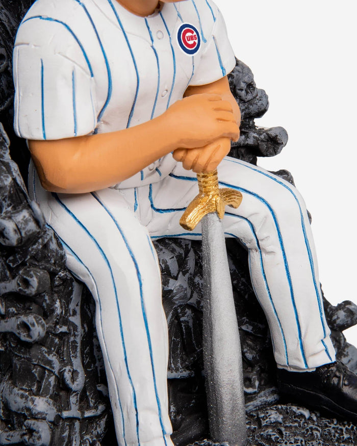 Game of Thrones™ Chicago Cubs Anthony Rizzo Iron Throne Bobblehead FOCO - FOCO.com