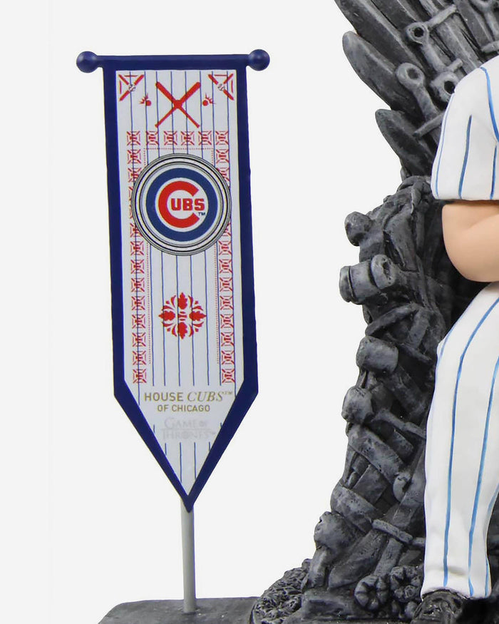 Game of Thrones™ Chicago Cubs Anthony Rizzo Iron Throne Bobblehead FOCO - FOCO.com
