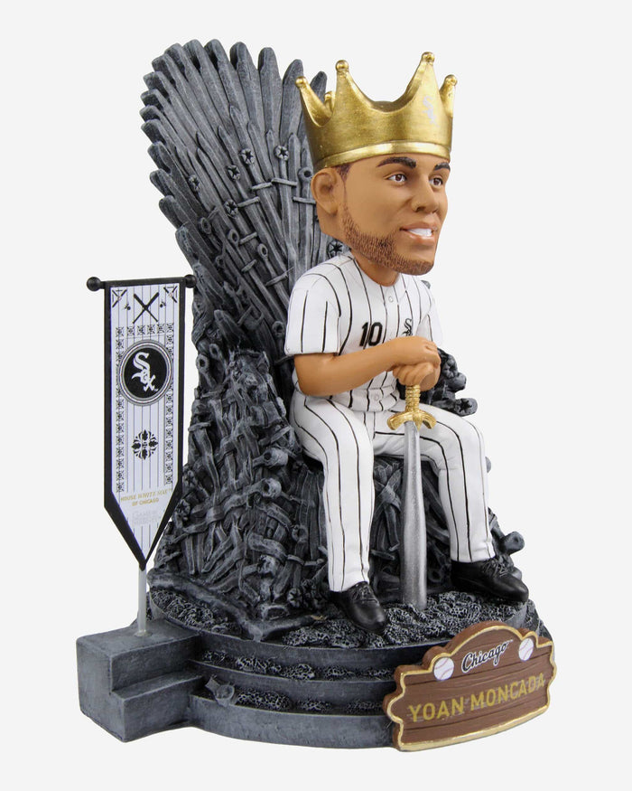 Game of Thrones™ Chicago White Sox Yoan Moncada Iron Throne Bobblehead FOCO - FOCO.com