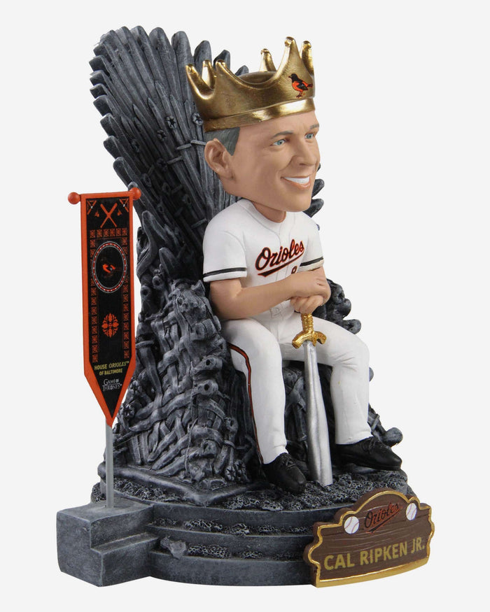 Game of Thrones™ Cal Ripken Jr Baltimore Orioles Iron Throne Legends Bobblehead FOCO - FOCO.com