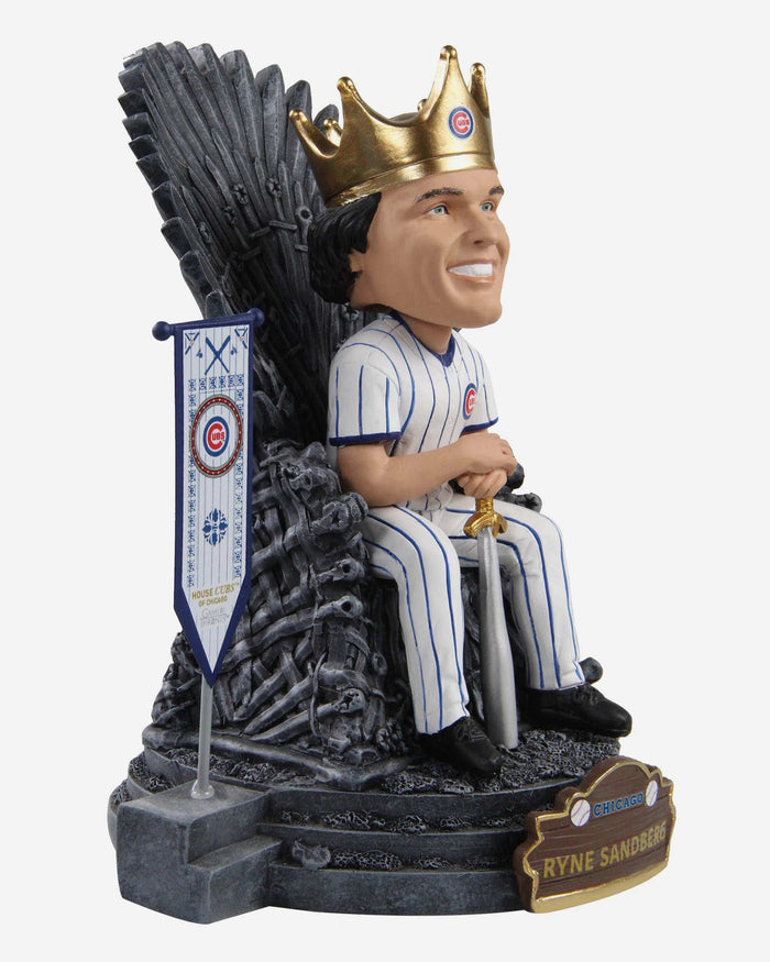 Game of Thrones™ Ryne Sandberg Chicago Cubs Iron Throne Legends Bobblehead FOCO - FOCO.com