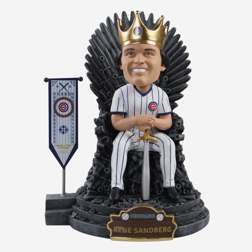 Game of Thrones™ Ryne Sandberg Chicago Cubs Iron Throne Legends Bobblehead FOCO - FOCO.com