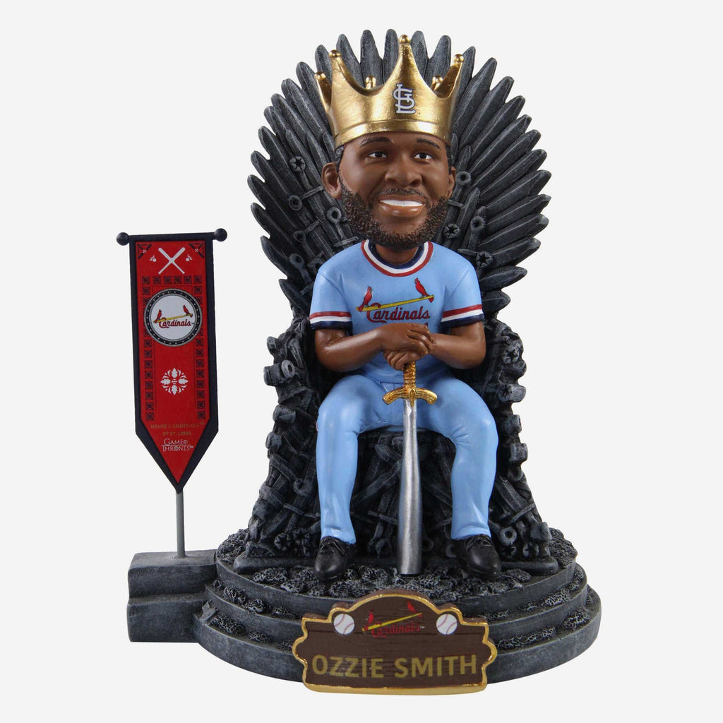 Game of Thrones™ Ozzie Smith St Louis Cardinals Iron Throne Legends Bobblehead FOCO - FOCO.com