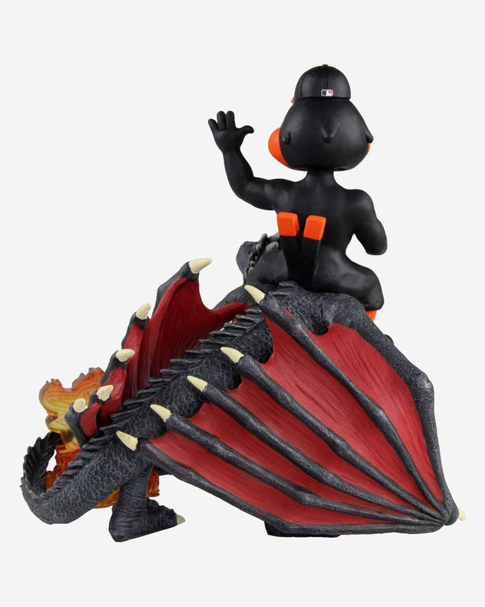 Game of Thrones™ Baltimore Orioles The Oriole Bird Mascot On Fire Dragon Bobblehead FOCO - FOCO.com