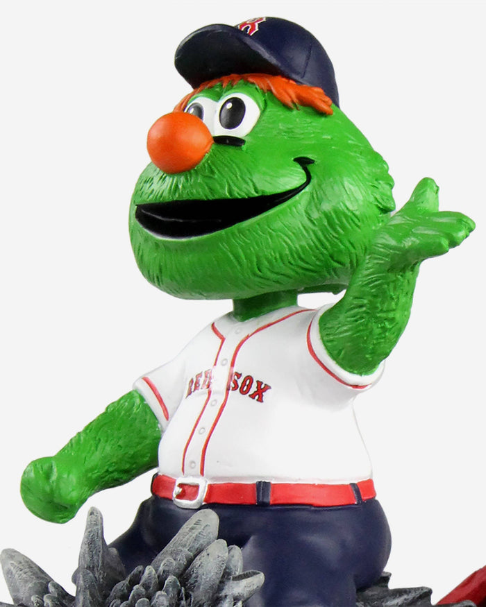 Game of Thrones™ Boston Red Sox Wally The Green Monster Mascot On Fire Dragon Bobblehead FOCO - FOCO.com