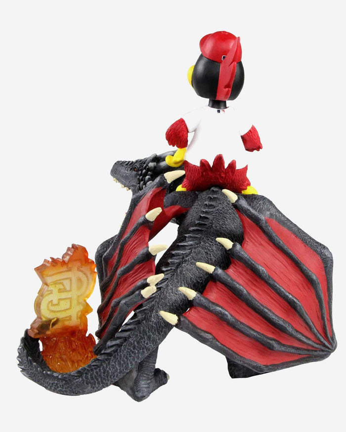 Game of Thrones™ St Louis Cardinals Fredbird Mascot On Fire Dragon Bobblehead FOCO - FOCO.com