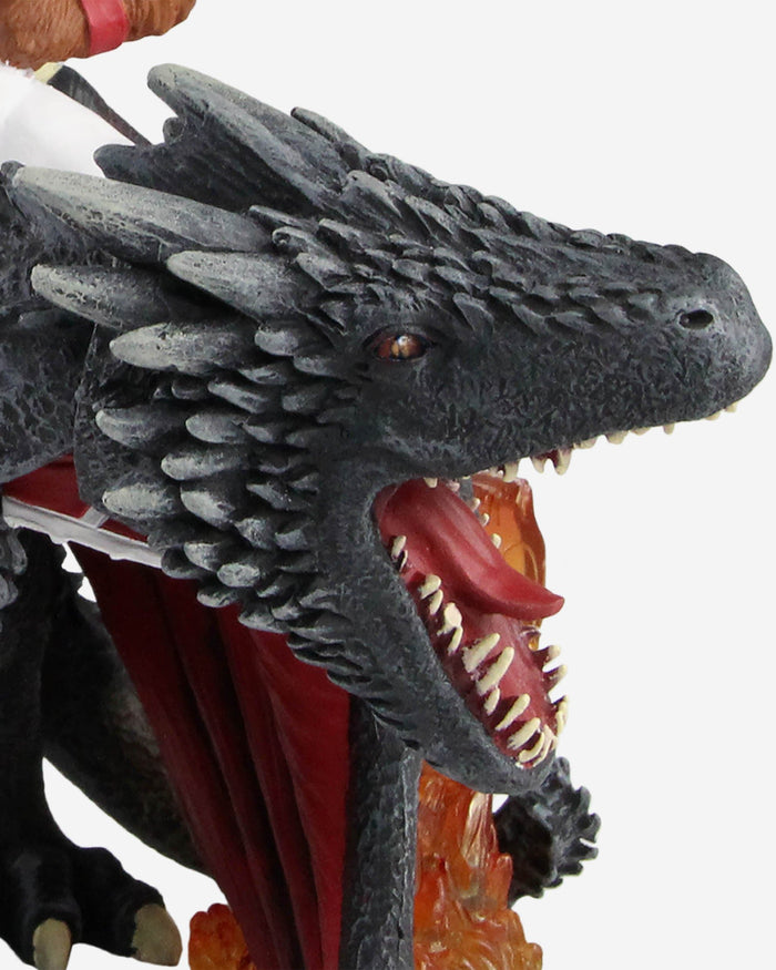 Game of Thrones™ Washington Nationals Screech Mascot On Fire Dragon Bobblehead FOCO - FOCO.com