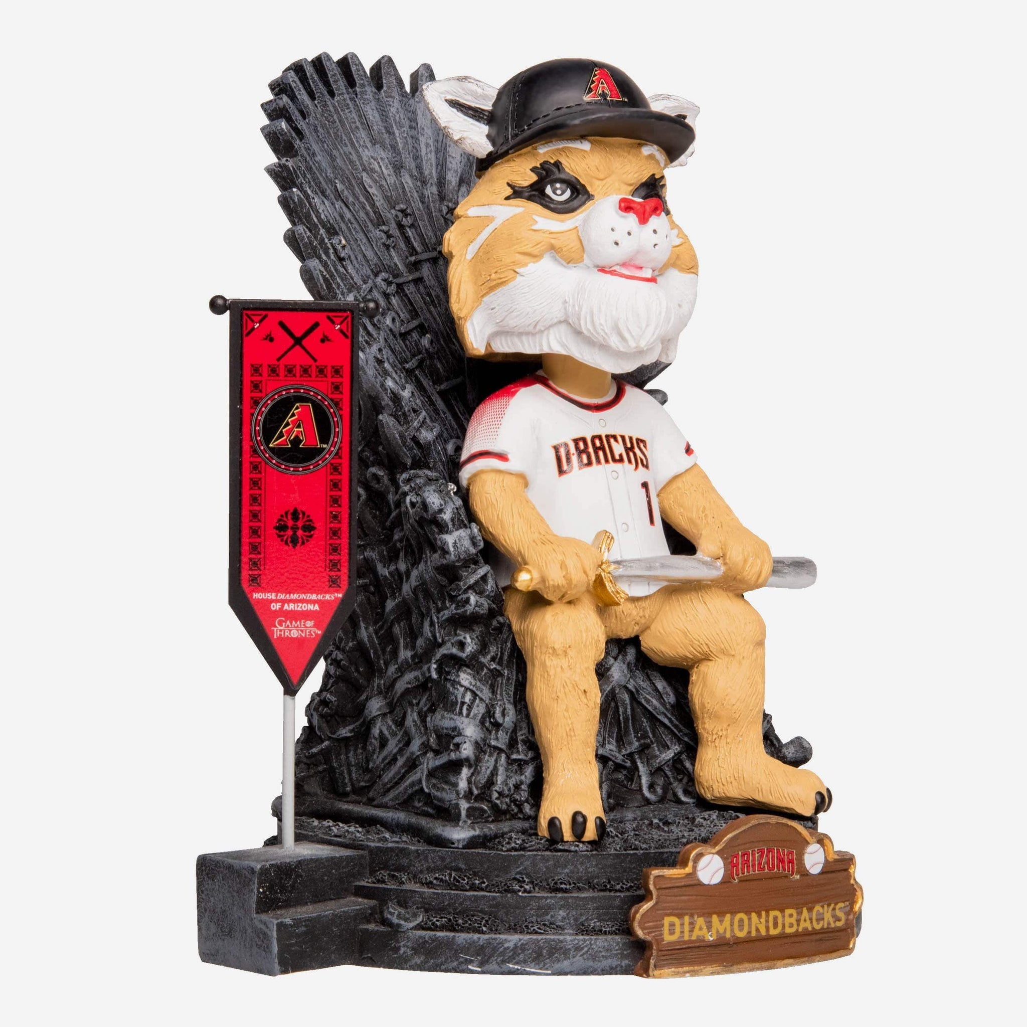 Game of Thrones™ Arizona Diamondbacks D Baxter The Bobcat Mascot