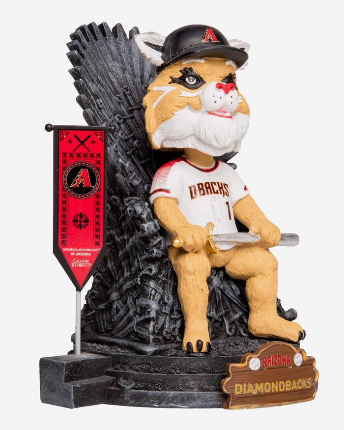 Game of Thrones™ Arizona Diamondbacks D Baxter The Bobcat Mascot Bobblehead FOCO - FOCO.com