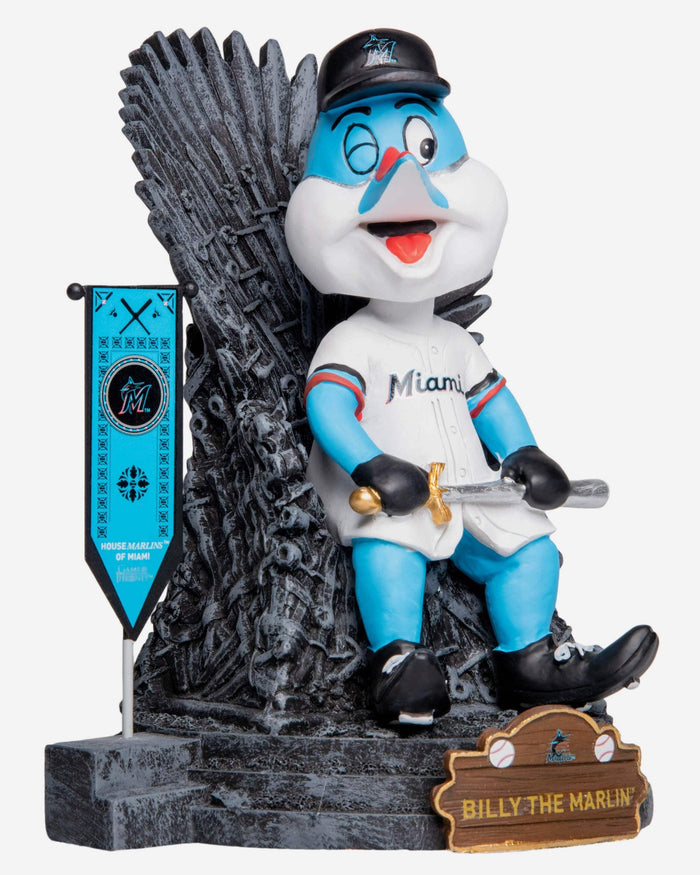 Game of Thrones™ Miami Marlins Billy Mascot Bobblehead FOCO - FOCO.com